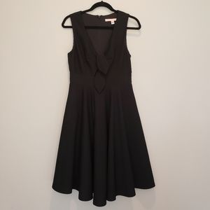 Anthropologie Hutch key hole black dress Size M